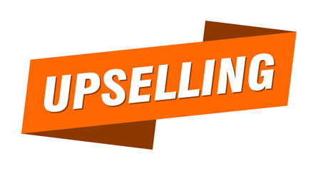 upselling banner template. upselling ribbon label sign