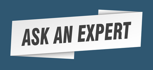 ask an expert banner template. ask an expert ribbon label sign