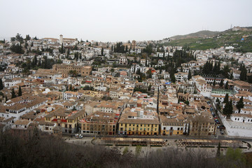 Obraz premium Alhambra palace complex in Spain