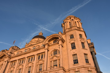 Fototapeta premium City of Liverpool, United kingdom. The city is famous for the music band The Beatles, the Cavern Club, the Albert Dock and many more.