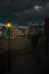 night view of Tenby,South Wales England.