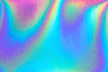 Retro holographic foil background, great design for any purposes. Abstract colorful vibrant blur...