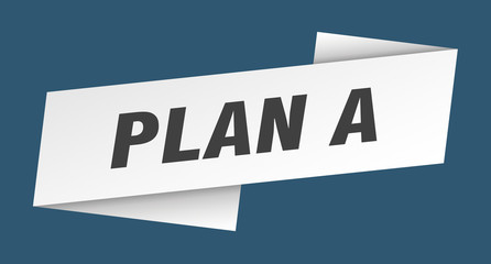 plan a banner template. plan a ribbon label sign