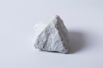Fototapeta premium Nature stone on a white background.