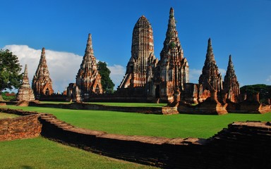Fototapeta premium タイの世界遺産 アユタヤ遺跡群