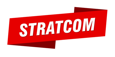 stratcom banner template. stratcom ribbon label sign