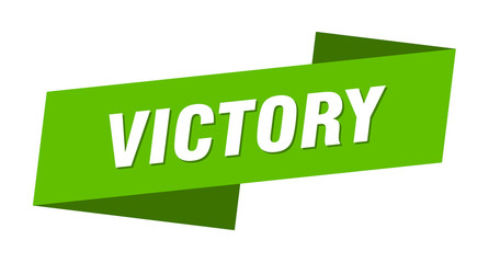 victory banner template. victory ribbon label sign