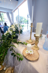 Beautiful floral table decoration for a special occasion