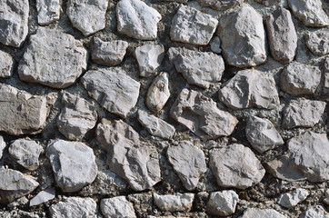 texture of the stone wall 