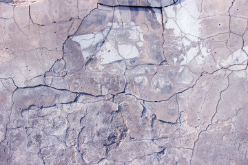 old cracked wall
