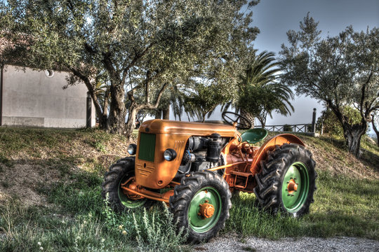 Tractor in Italy
