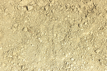 texture of the earth, clay. Sand, building materials.