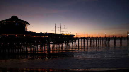 Fototapeta premium Sunset on Redondo Beach