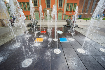 Fountain sea city of Gdansk © panaramka