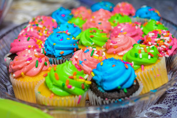 Colorful Cupcakes