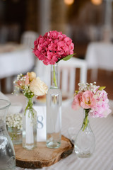 Beautiful floral table decoration for a special occasion