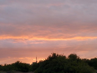 cielo rosa