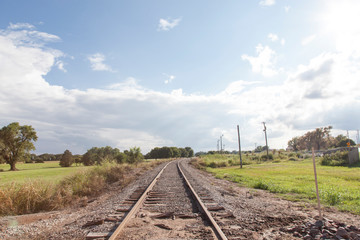 vía del tren