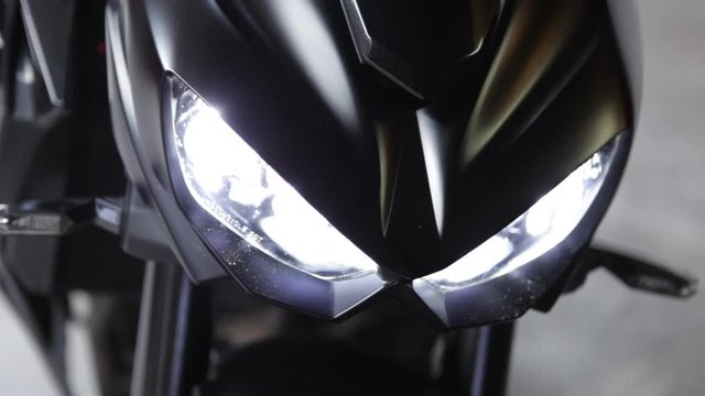 Details on motorcycle led lights on