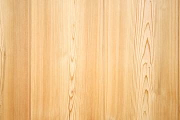 Background of wooden board with fresh clean saw cut, texture close-up