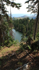 Up in the Utah mountains