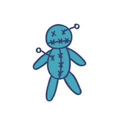 voodoo doll doodle icon