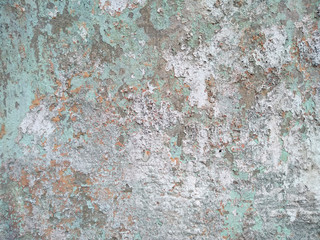 Dirty and Old cement wall texture background. Grunge background with peeling paint. Wall texture can be used as a wall frame and wall background.