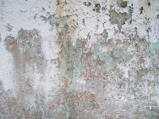 Dirty and Old cement wall texture background. Grunge background with peeling paint. Wall texture can be used as a wall frame and wall background.