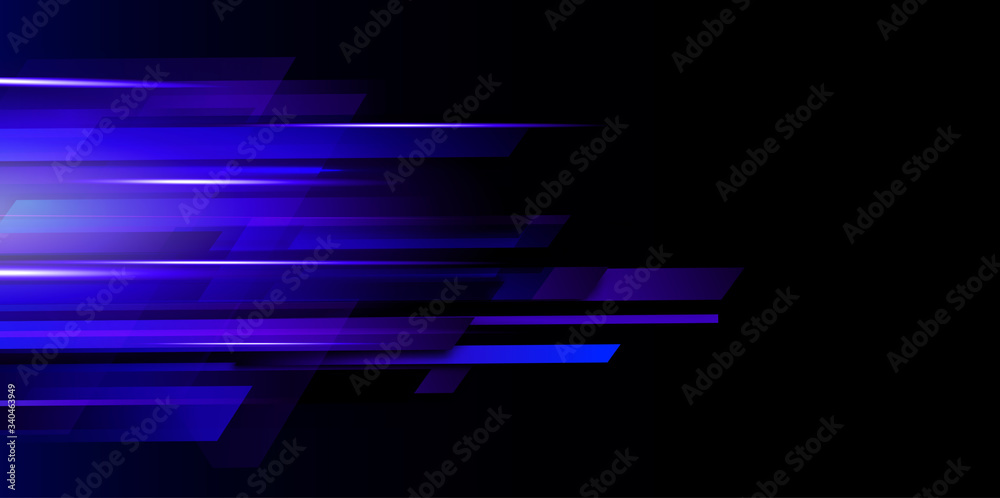 Aufkleber abstract speed movement pattern with shiny glowing blurred line shape, gradient color. vector design