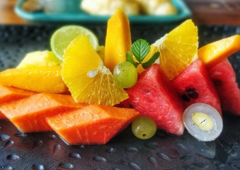 fresh fruit salad