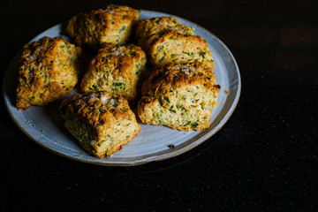 Sour cream and onion biscuits