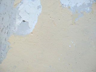 Dirty and Old cement wall texture background. Grunge background with peeling paint. Wall texture can be used as a wall frame and wall background.