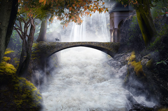 bridge over the river fantasy