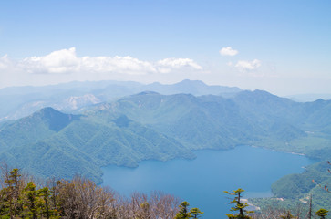 日光の山
