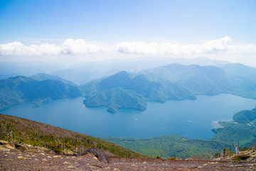 日光の山
