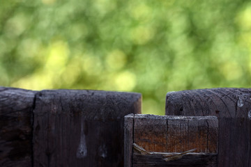 Fototapeta premium old fence on a farm