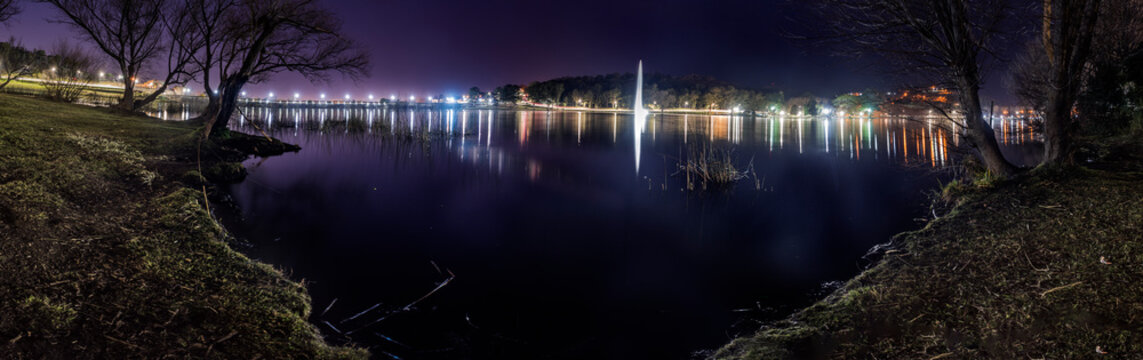 Fotografia panor&aacute;mica al lago.