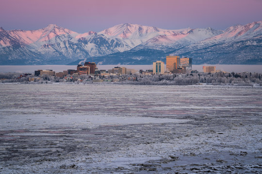 Anchorage at Twilight