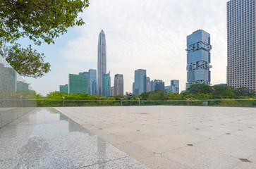 Shenzhen city central axis City Scenery
