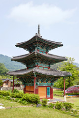 Fototapeta na wymiar Ssangbongsa Temple in Hwasun-gun, South Korea. Korean traditional temple. 