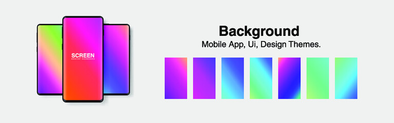 Set background for smartphones and mobile phones