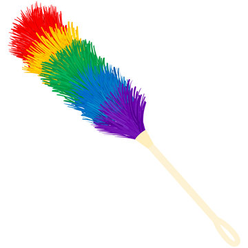 Pp Duster Isolated On A White Background