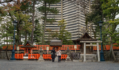 Praying at Fushimi