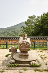 Ssangbongsa Temple in Hwasun-gun, South Korea. Korean traditional temple.
