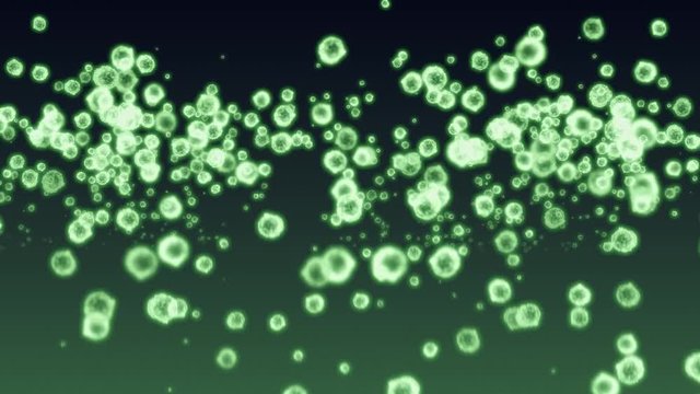 air born dust germs virus particles background