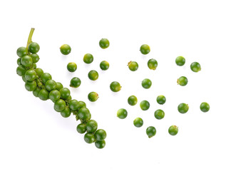 Green Pepper isolated on white background