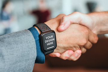 Fototapeta premium Business partners shaking hands