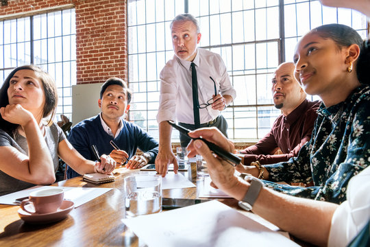 Diverse Business Team In A Meeting