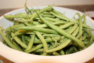 Fresh green beans
