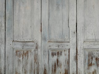 Grunge wood folding door 